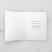 Lavendel Wervelende Vriend Bedankt Bruidsmeisje Ka (Binnen)