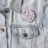 Lavendel Whispers – Folk Botanical Pattern Button (In situ)