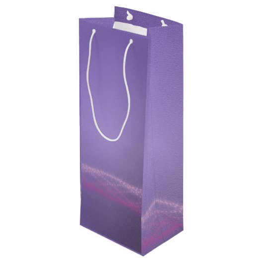 Lavendel Wijn Cadeautas (Achterkant Gekanteld)