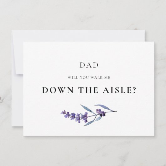 Lavendel Wil je me door de Kaart van het gangpad l (Voorkant)