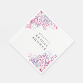 Lavendel Wilde Bloemen Bruiloft Feest Servet (Hoek)