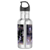 Lavendel Wilde Bloemen Waterfles (Achterkant)