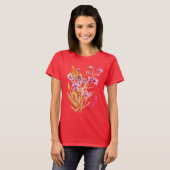 Lavendel Wildflower T-shirt (Voorkant volledig)
