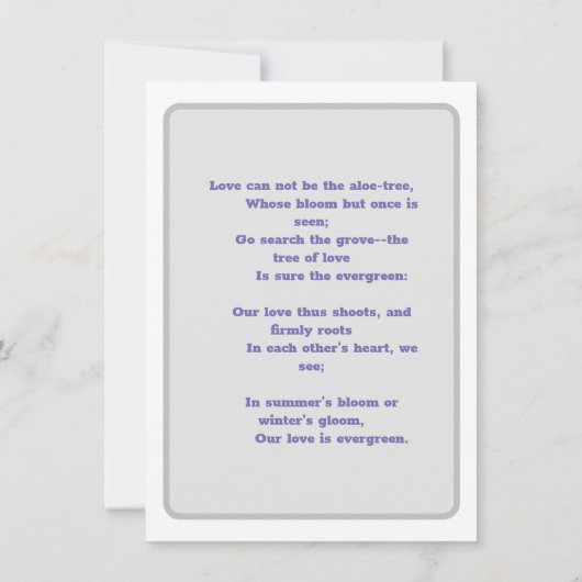 Lavendel Winterdennen met klokken (Achterkant)