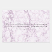 Lavendel & wit bruiloft inpakpapier (Voorkant 3)