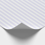 Lavendel Wit Eenvoudig Horizontaal Gestreept Cadeaupapier<br><div class="desc">Lavendel en Wit Eenvoudig Horizontaal Gestreept Verpakkingsdocument</div>