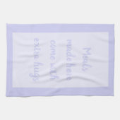 Lavendel - Wit Theedoek (Horizontaal)