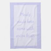 Lavendel - Wit Theedoek (Verticaal)