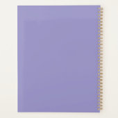 Lavendel Witte Bloemen Dromen Planner (Achterkant)