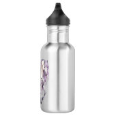 Lavendel Witte Bloemen Paard Waterfles (Rechts)