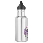 Lavendel Witte Bloemen Paard Waterfles (Links)