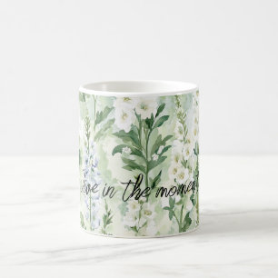 Lavendel Witte Delphinium Bloemen   Koffiemok