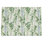 Lavendel Witte Delsem Bloemen Bruidsdiner Groot Cadeauzakje (Voorkant)