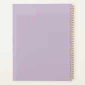 Lavendel Witte Hart Franje Planner (Achterkant)
