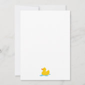 Lavendel & Witte Strepen Bruidsuitnodiging Bedankkaart (Achterkant)