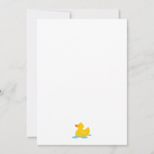 Lavendel & Witte Strepen Bruidsuitnodiging Bedankkaart (Achterkant)