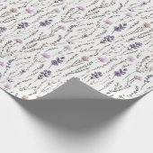 Lavendel Wrapping Papier Lavendel Bloem (Hoek)