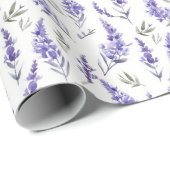 Lavendel Wrapping Papier Lavendel Bloem (Rol Hoek)