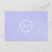 Lavendel Wreath Bruiloft Wishing Well Kaarten (Achterkant)