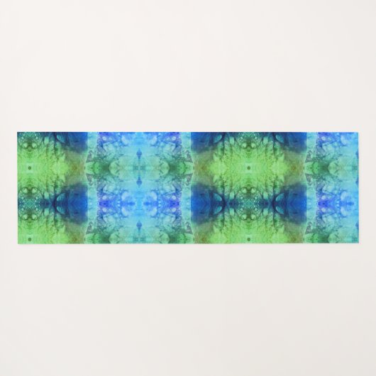 Lavendel X GL Ikat 8 Yogamat (Achterkant (horizontaal))