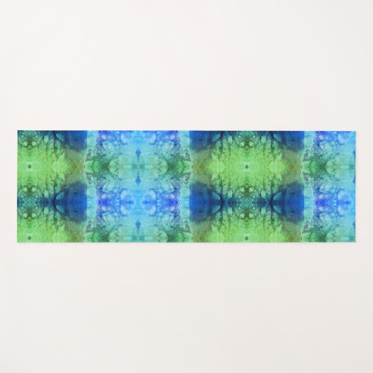 Lavendel X GL Ikat 8 Yogamat (Voorkant (horizontaal))