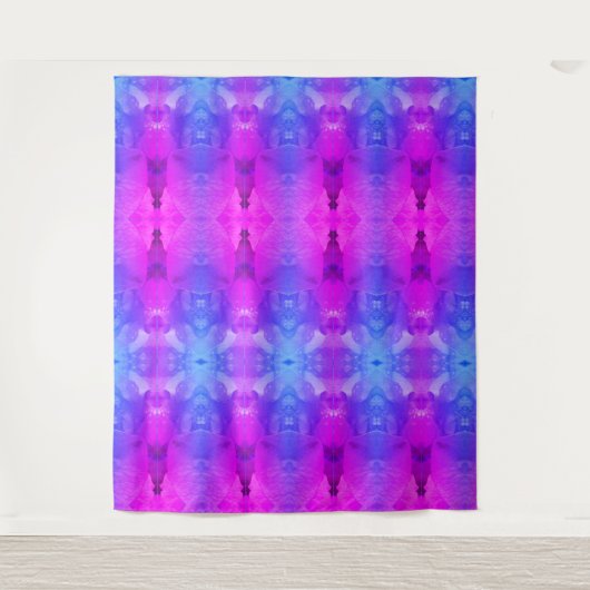 Lavendel X Miami Ikat 9 Wandkleed (Voorkant)