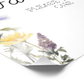 Lavendel Yellow Spring Wildflowers Favorieten Teke Foto Afdruk (Hoek)