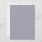 Lavendel Zachte Bloeiende Trouwdag Kaart (Achterkant)
