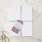 Lavendel Zand Dollar Strand Bruiloft Gast Favor Cadeaulabel (Met Touw)