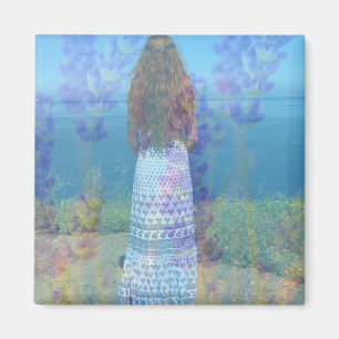 lavendel Zee magneet
