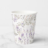 Lavendel Zomer Party Paper Cups Papieren Bekers (Rechts)