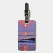 Lavendel zon bagagelabel (Voorkant verticaal)