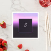 Lavendel Zonsondergang Papieren Servet (Insitu)