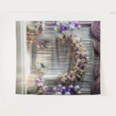  lavendelballonboog hangen wandkleed (Voorkant (horizontaal))