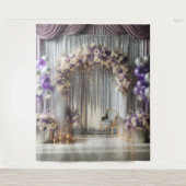  lavendelballonboog hangen wandkleed (Voorkant)