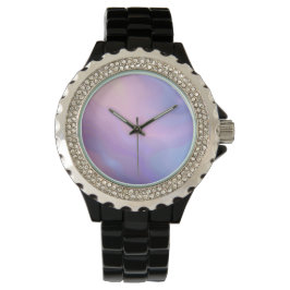 Lavendelblauw en roze etherische pols horloge