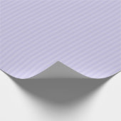 Lavendelblauwe gestreepte kleur inpakpapier (Hoek)