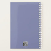 Lavendelblauwe lente Sering Planner (Achterkant)