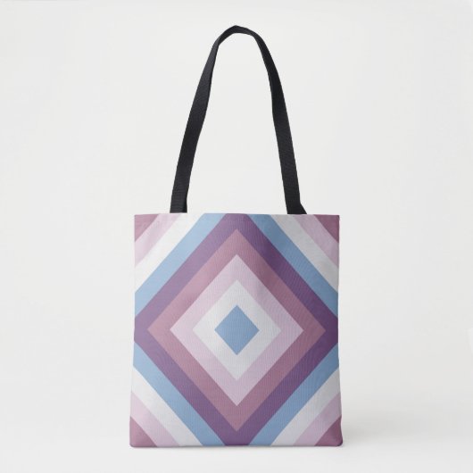 lavendelbloeidiamant tote bag (Voorkant)