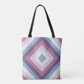 lavendelbloeidiamant tote bag (Achterkant)