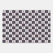 Lavendelbloem in Paarse achtergrond wikkelpapier Inpakpapier Vel (Voorkant 2)