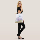 Lavendelbloem Tote Bag (Op model)
