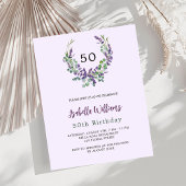 Lavendelbloemblaadjes lila budget verjaardagsuitno