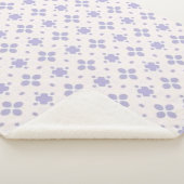 Lavendelbloemblad Knusdoek Sherpa Deken (3/4)
