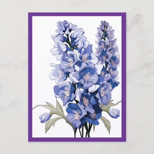 LAVENDELBLOEMEN #1 BRIEFKAART (Voorkant)