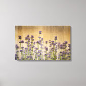  lavendelbloemen canvas afdruk (Voorkant)