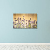 lavendelbloemen canvas afdruk (Insitu (Houten vloer))