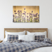 lavendelbloemen canvas afdruk (Insitu (Slaapkamer))
