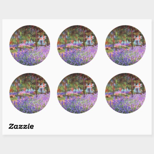 Lavendelbloemen, Claude Monet Stickers (Vel)