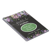 Lavendelbloemen dankbaarheid journaal notitieboek (Rechterzijde)